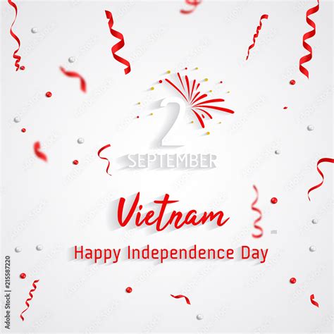 Vietnam national day vector. Vietnam independence day. Stock Vector ...