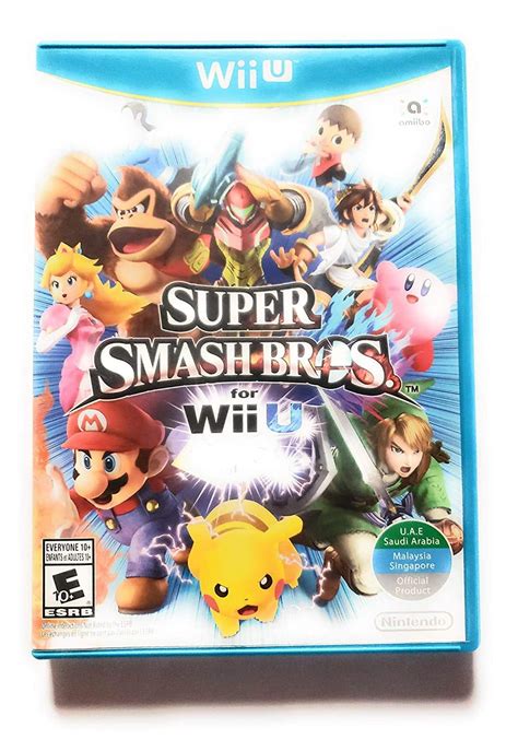 Wii U Super Smash Bros. - World Edition, USA NTSC version game with ...