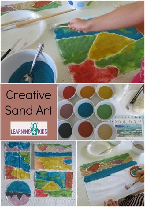 Creative Sand Art Activity | Learning 4 Kids