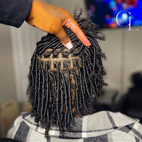 Traditional Starter Locs | Short locs hairstyles, Dreadlock hairstyles ...