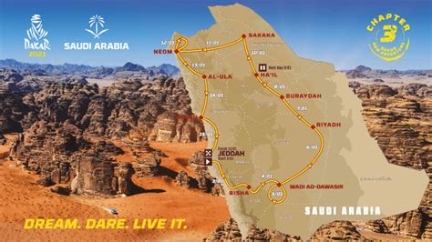 The route for the 2021 edition of the Dakar Rally is announced