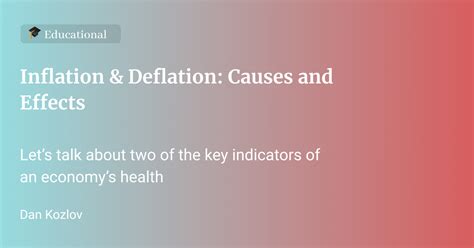 Inflation 📉 & Deflation 📈 Definition, Rates, Causes | How Does It Work