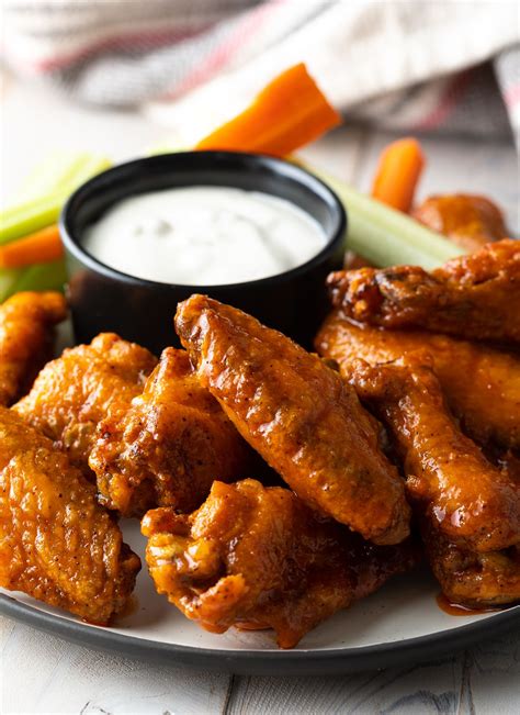 Best Crispy Baked Buffalo Wings Recipe (VIDEO) - A Spicy Perspective ...