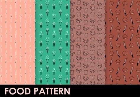 Free Food Pattern Vector 100201 Vector Art at Vecteezy