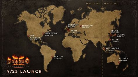 Diablo 2: Resurrected--Release Time By Region - GameSpot