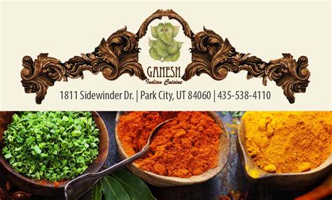 Ganesh Indian Cuisine - Park City Indian Cuinsine