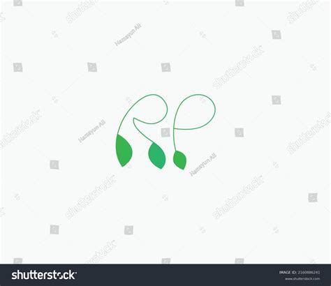 Creative Letter Rp Logo Design Vector Stock Vector (Royalty Free) 2160886241 | Shutterstock