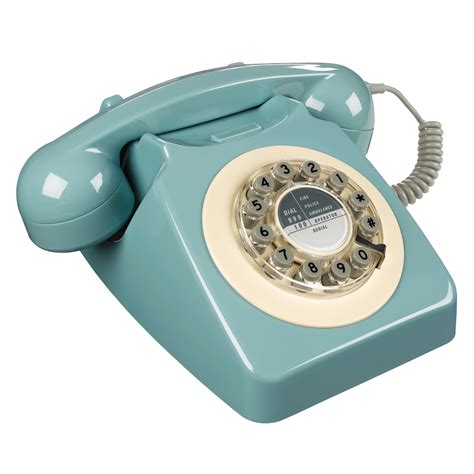 Retro 746 Series Rotary Corded Landline Phone - Walmart.com - Walmart.com