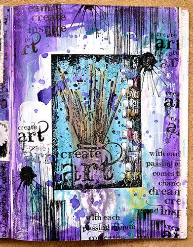 Create Art Journal Page