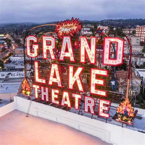 Grand Lake Theater Night Lights Art | Bay Brilliance