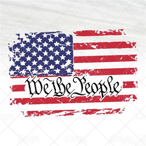 We the People Flag SVG We the People Text on USA Flag Svg - Etsy