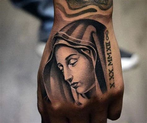 100 Virgin Mary Tattoos For Men - Religious Design Ideas