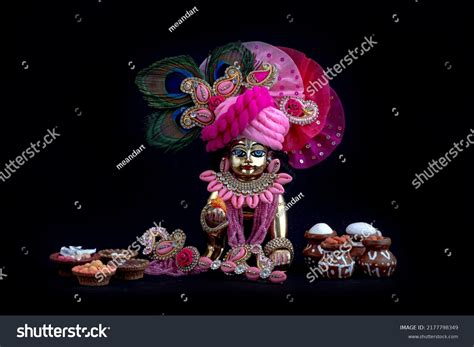 Bal Krishna Laddu Gopal Brass Statue Stock Photo 2177798349 | Shutterstock