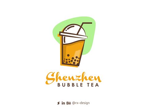 Bubble Tea Logo Design