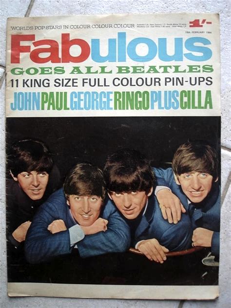 Beatles 1960s Fabulous Magazine covers