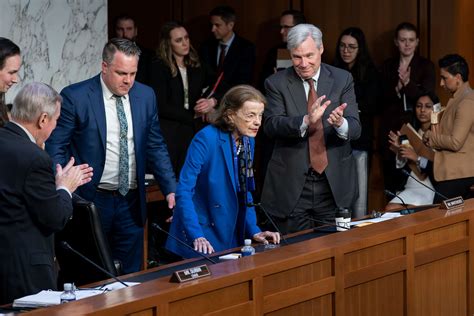 Dianne Feinstein casts first votes for Biden nominees upon Senate ...