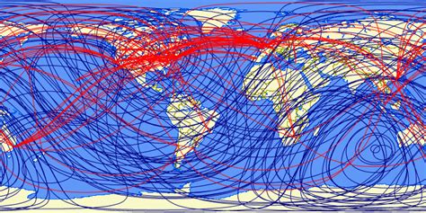 Great Circle Mapper Turns 20 Years Old (13 September 2016) - Featured Map - Great Circle Mapper