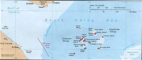 Detailed political map of Paracel Islands. Paracel Islands detailed ...