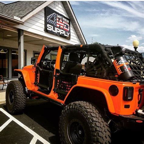 Pin by Natalie Jobe on ride | Orange jeep, Dream cars jeep, Orange jeep wrangler