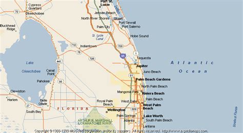 Map of Jupiter Farms