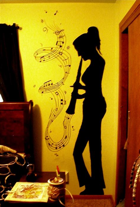 Clarinet Silhouette Girl by Nephilimist on DeviantArt