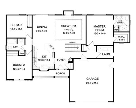 Beautiful Open Floor Plans Ranch Homes - New Home Plans Design