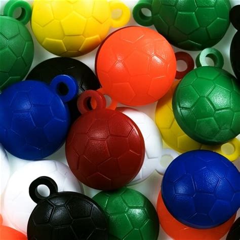 Plastic Soccer Ball Charms - Running Incentives for Kids