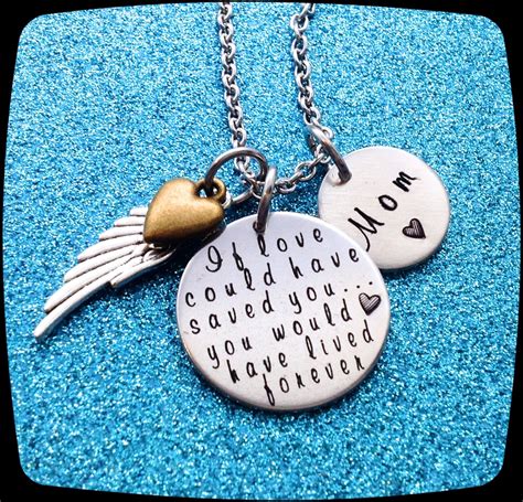 Memorial Jewelry Memorial Necklace Custom Memorial Jewelry