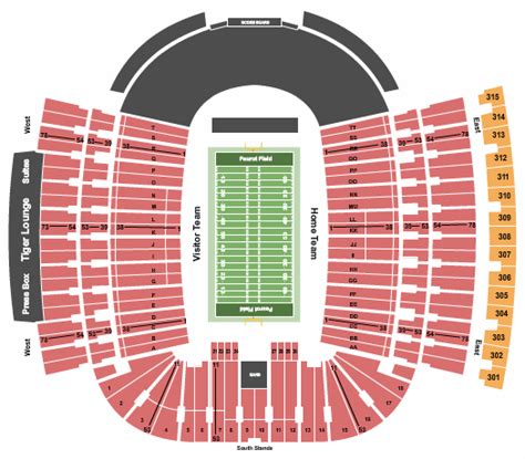 Faurot Field At Memorial Stadium Seats Columbia