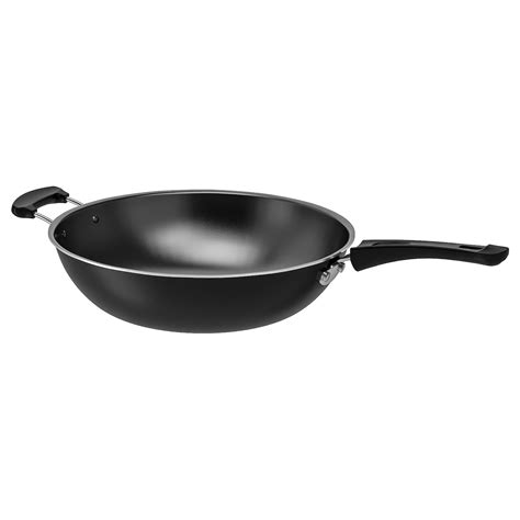 TOLERANT wok, black, 33 cm - IKEA Malaysia