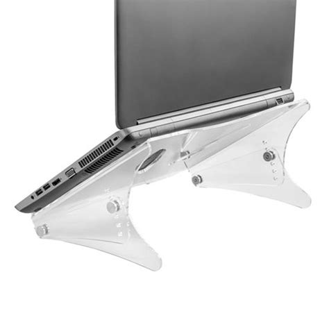 Laptop stand adjustable - clear transparant - Verpas B.V.