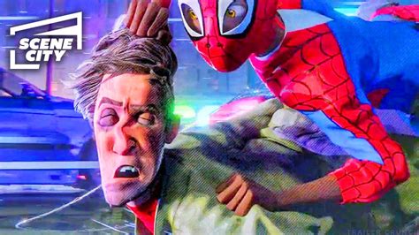 Into The Spiderverse: Meeting Peter B. Parker (MOVIE SCENE) | With Captions - YouTube