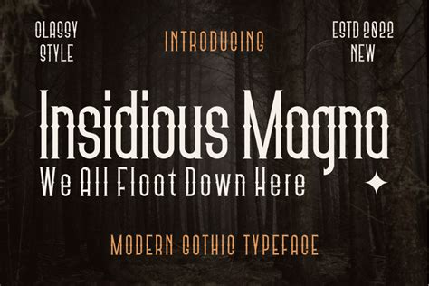 Insidious Magna Font · 1001 Fonts