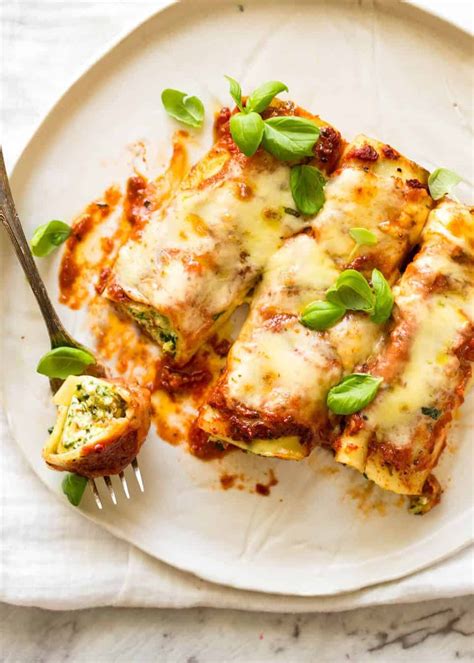 Spinach and Ricotta Cannelloni | RecipeTin Eats