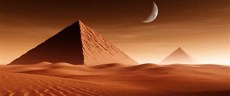 3440x1440 Resolution Pyramid 4k Moon 3440x1440 Resolution Wallpaper - Wallpapers Den