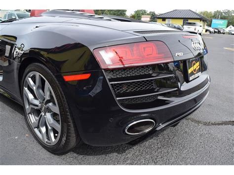 Phantom Black Pearl Effect Audi R8 5.2 quattro Spyder with 11411 Miles available