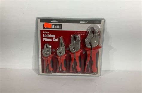 JobSmart 4pc locking pliers set - Hash Auctions