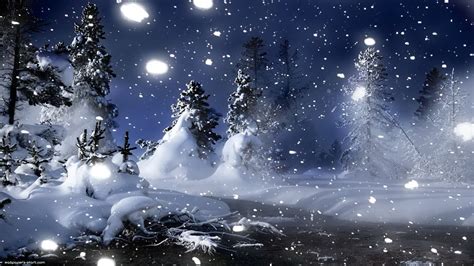 Live Snow Falling Wallpaper - WallpaperSafari