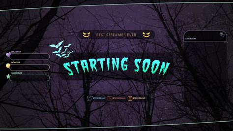 FREE Halloween Overlay pack (Twitch/ Mixer/ OBS/ SLOBS) - YouTube