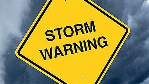 Tornado Warning - Storm warning sign stock illustration. Illustration ...