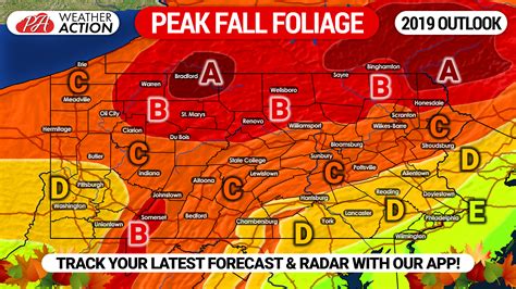 2019 Fall Foliage Outlook & Expected Peak Times in Pennsylvania