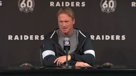 Jon Gruden ‘disgusted’ by questionable call vs. Jaguars – NBC Sports ...