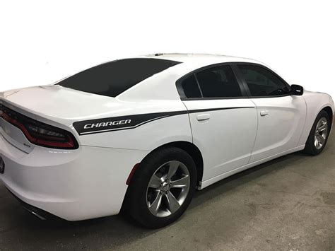 C STRIPE | 2015-2021 2022 Dodge Charger RT Decals Hood & Side Premium Auto Striping ...