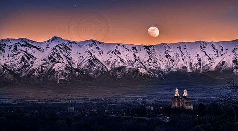 Logan Utah, Cache Valley winter night. | Cache valley utah, Logan utah, Natural landmarks