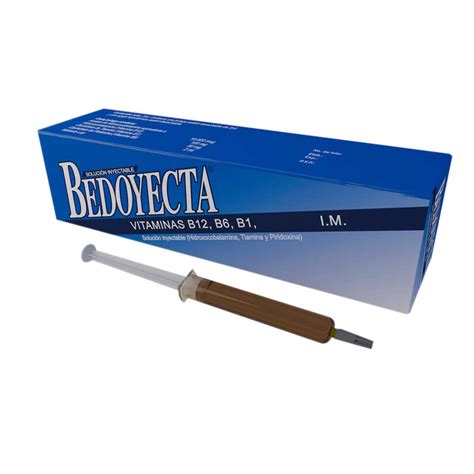 Bedoyecta 10000ug/100mg leterago - grupo farma complejo b inyectable vitaminas b1-b6 y b12