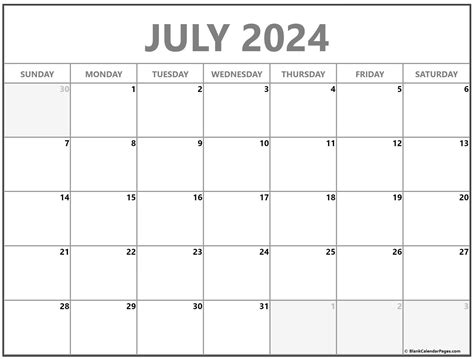 July 2024 calendar | free printable calendar