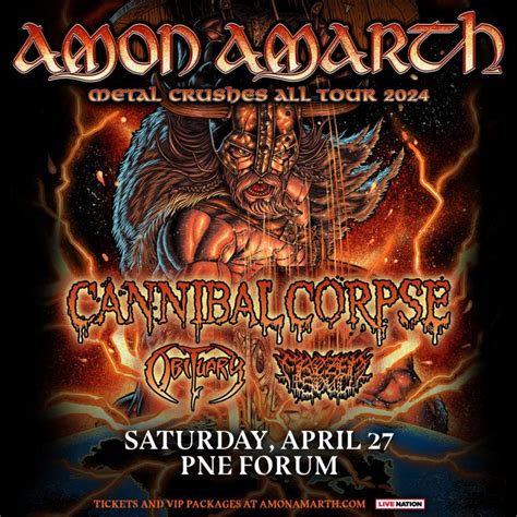 Amon Amarth – Metal Crushes All Tour - PNE