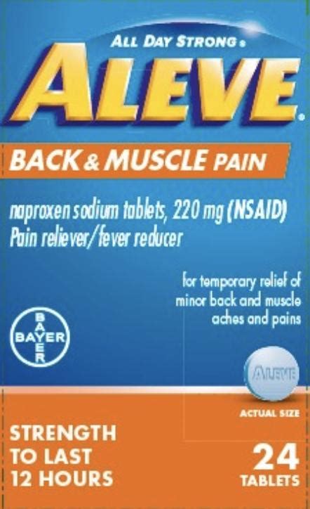 Aleve Back and Muscle Pain Side Effects: Common, Severe, Long Term