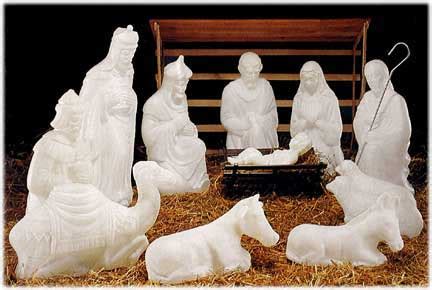 Outdoor Lighted Nativity Sets Plastic - Outdoor Lighting Ideas