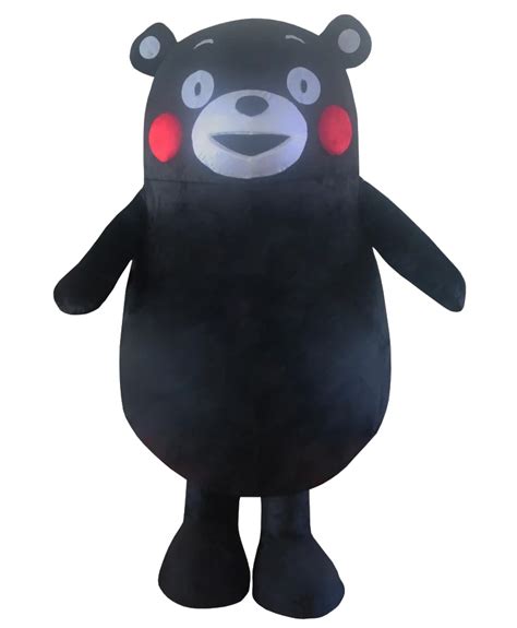 Kumamon Bear Mascot Costume Custom Fancy Dress Cosplay Kits Cartoon ...